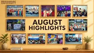 Thumbnail: AUGUST AT BRAINWARE UNIVERSITY | A Month of Achievements, Innovation & Celebration | Highlights 2026