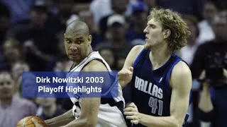 Thumbnail: Dirk Nowitzki 2003 Playoff Highlights
