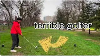 Thumbnail: Your below AVERAGE golfer... First golfing vlog series