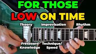 Thumbnail: EXACTLY How To Play Guitar Better With Less Practice