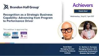 Thumbnail: Recognition as a Strategic Business Capability: Advancing from Program to Performance Driver