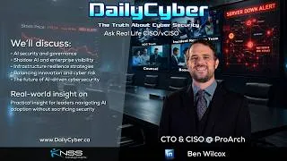 Thumbnail: Infrastructure Resilience & Business Risk | DailyCyber 294 with Ben Wilcox