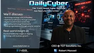 Thumbnail: Tech Strategy, Operational Efficiency & Business Innovation | DailyCyber 292 with Robert Maxwell