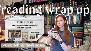 Thumbnail: lets read The Pulse and talk about the best books of may 🗞️📚☕️| READING WRAP UP