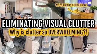 Thumbnail: IT ALL HAS TO GO! 🫣  ELIMINATING VISUAL CLUTTER IN OUR SMALL HOME