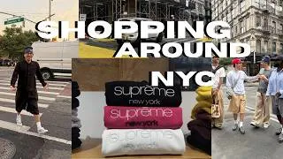 Thumbnail: STREETWEAR SHOPPING IN NYC - ( needles, Stussy, CDG nikes , supreme )