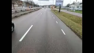 Thumbnail: Nära kollision med lastbil :)
