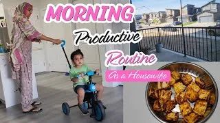 Thumbnail: Summer's Productive Morning Routine | Busy Morning Routine As a Mom of 2 #summerroutine @brar212
