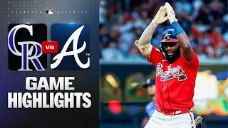 Thumbnail: Rockies vs. Braves Game Highlights (8/28/26) | MLB Highlights