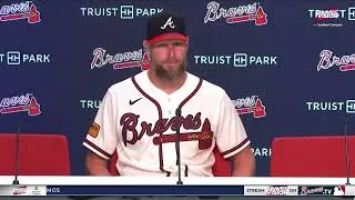 Thumbnail: Chris Sale Postgame Press Conference | Dodgers vs. Braves (8/27/26)