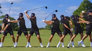 Thumbnail: PGA Power Hitter Minwoo Lee Range Warm up & Awesome Golf Swing Motion 2025