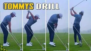 Thumbnail: PGA Power Hitter _Tommy Fleetwood_ Range Practice Swing Motion & Slow Motion 2025