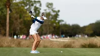Thumbnail: 2026 World No. 1 Nelly Korda Range Practice Swing Motion & Slow Motion