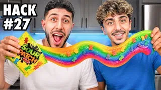 Thumbnail: Trying Viral Food Hacks That Will Change Your Life! Ft. FaZe Rug