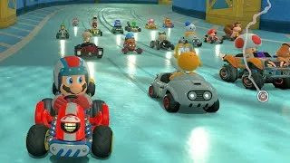 Thumbnail: Day 1 of Mario Kart World Online