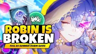 Thumbnail: BEST SUPPORT IN THE GAME! BEST E0 Robin Summeretto Guide & Build [Best Relics, Light Cones & Teams]
