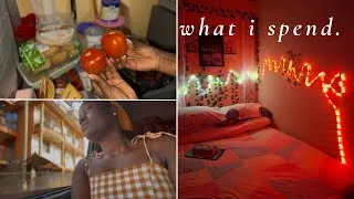 Thumbnail: what i spend living alone in kampala. ☕️📊 realistic 230k rent & utility breakdown