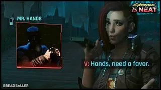 Thumbnail: Unique Mr. Hands Dialogue in "Get It Together" • Cyberpunk 2077 is Neat