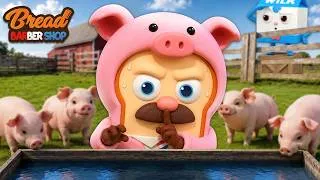 Thumbnail: BreadBarbershop | BREAD HIDE & SEEK ON A FARM | english /animation/dessert