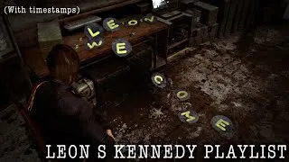 Thumbnail: **ACCURATE** Leon Kennedy playlist!