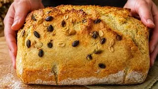 Thumbnail: How to make bread in 3 minutes: No kneading required—just mix and bake Amazing ❗️