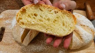 Thumbnail: Stop buying bread! ❗️ This incredibly easy, no-knead bread is simply amazing.