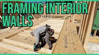 Thumbnail: Framing First Floor Interior walls of 3200SF House
