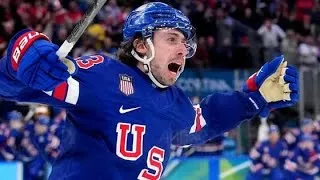 Thumbnail: Quinn Hughes’ Overtime Heroics Save USA – Stunning Olympic Thriller vs Sweden
