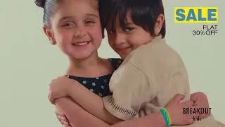 Thumbnail: SALE FLAT 30% OFF ON EVERYTHING! | BREAKOUT KIDS #shorts #trending #viral #youtube #fashion #style