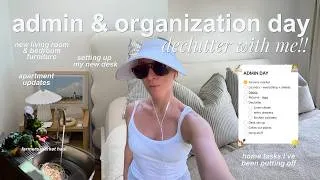 Thumbnail: ADMIN VLOG | New furniture, decluttering my apartment, getting organized at home | pre-fall reset