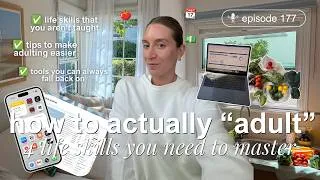Thumbnail: How To Actually "Adult" | Master These 4 Life Skills You Weren't Taught in School