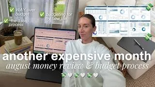 Thumbnail: August 2026 Monthly Money Review | Budget, Spending & Net Worth | How to Budget for September