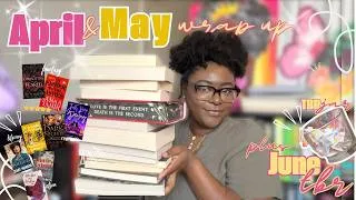 Thumbnail: Everything I Read in April & May 📚✨ | 2 Months of Reading, 4 New Books & Prompts from my TBR Jar 💕
