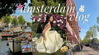 Thumbnail: my first time in netherlands 🌷 slice of life, tulip garden, nijntje, girls trip & trying dutch food
