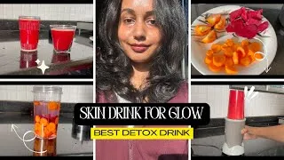 Thumbnail: Skin Detox Juice For Glowing Skin | Beetroot Carrot Tomato Juice Recipe.
