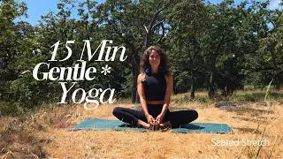 Thumbnail: 15 Minute Gentle Yoga - Seated Stretches