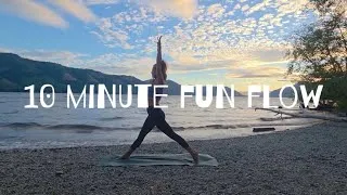 Thumbnail:  10 Minute Yoga Flow | Fast, Fun & Feel Good