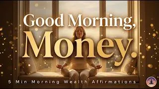 Thumbnail: 5 Minute Morning Wealth Affirmations | Set Your Financial Frequency Before Your Day Begins