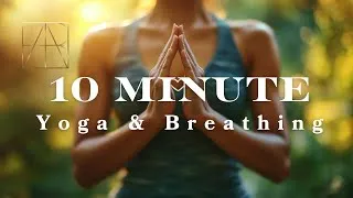 Thumbnail: 10 Minute Gentle Yoga, Breathing & Somatic Movement for Stress & Anxiety Relief