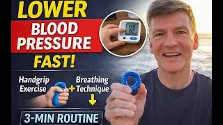 Thumbnail: 2 Science-Backed Exercises to Lower Blood Pressure Fast #breathnow #highbloodpressure #handgrip