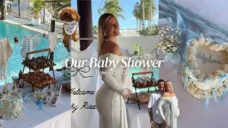 Thumbnail: Baby Shower Vlog | Prep, DIY, Opening Gifts 🩵👼🏼