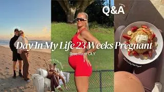 Thumbnail: Day in My Life 23 Weeks Pregnant | What I'm Eating & Answering Your Pregnancy Questions!