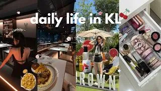 Thumbnail: daily life in kl 🍰: organizing makeup drawer, birthday celebration, yap session, skincare routine