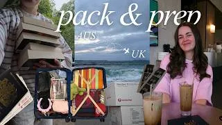Thumbnail: pack & prep with me to move back to the UK 📦✈️⭐️  realistic + slightly  chaotic vlog