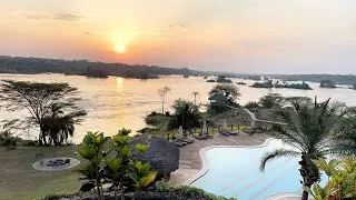 Thumbnail: This isn’t the Maldives but Luxury Chobe Lodge in Uganda 🇺🇬 Murchison Falls.