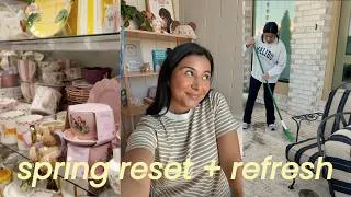 Thumbnail: spring reset vlog 🌸  homegoods haul, cleaning the house & refreshing my patio
