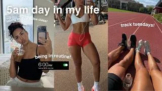 Thumbnail: *productive* 5AM DAY IN MY LIFE | track tuesday, first salsa class, leaving comfort zone + work date
