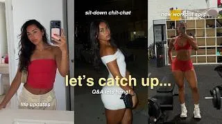 Thumbnail: LET'S CATCH UP | sit down q&a, my story, new workout split + honest life updates ☕