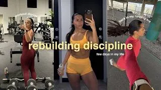 Thumbnail: REBUILDING DISCIPLINE DIARIES | wellness mornings + workouts, back in my running era, & girl chats