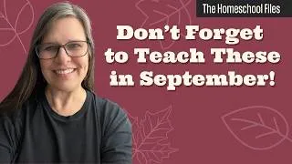 Thumbnail: September Homeschool: Important Dates You Shouldn't Miss